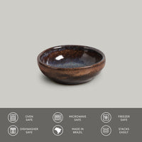 Porto Brasil TITANIUM RAMEKIN ORGANIC MEDIUM STONEWARE dia. 3.54x1.18"  SKU: '14614109401