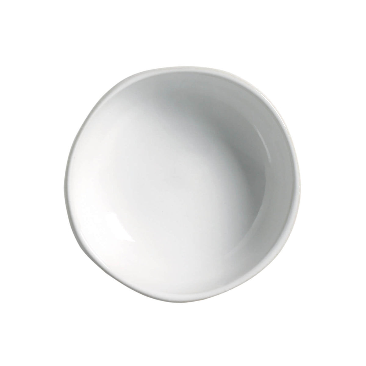 Porto Brasil NEW WHITE RAMEKIN ORGANIC MEDIUM STONEWARE dia. 3.54x1.18"  SKU: '14614119801