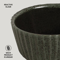 Porto Brasil GREENERY LINHAS RAMEKIN STONEWARE dia. 3.5x1.97" GREENEERY SKU: '14661106501