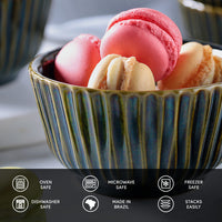 Porto Brasil OCEANO LINHAS RAMEKIN STONEWARE dia. 3.5x1.97"  SKU: '14661106701