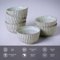 Porto Brasil PISTACHE LINHAS RAMEKIN STONEWARE dia. 3.5x1.97"  SKU: '14661108801