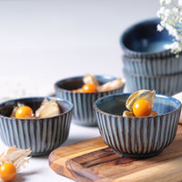 Porto Brasil DENIM LINHAS RAMEKIN STONEWARE dia. 3.5x1.97"  SKU: '14661113001