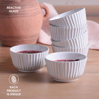 Porto Brasil NEW WHITE LINHAS RAMEKIN STONEWARE dia. 3.5x1.97"  SKU: '14661119801