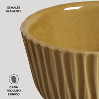 Porto Brasil AMBER LINHAS RAMEKIN STONEWARE dia. 3.5x1.97"  SKU: '1466177101