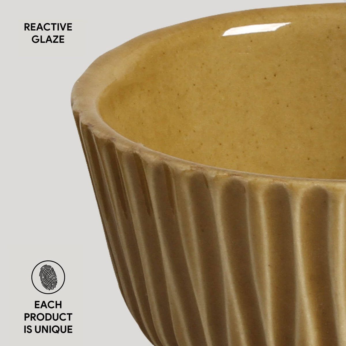 Porto Brasil AMBER LINHAS RAMEKIN STONEWARE dia. 3.5x1.97"  SKU: '1466177101