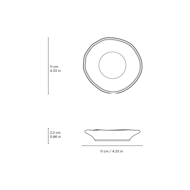 Porto Brasil TOURMALINE RAMEKIN JUTA STONEWARE dia. 4.33x0.87"  SKU: '14664108901
