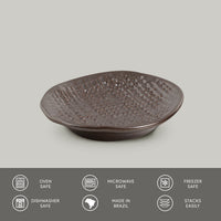 Porto Brasil METALLICA RAMEKIN JUTA STONEWARE dia. 4.33x0.87"  SKU: '14664109301