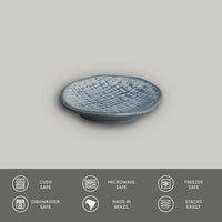 Porto Brasil DENIM RAMEKIN JUTA STONEWARE dia. 4.33x0.87"  SKU: '14664113001