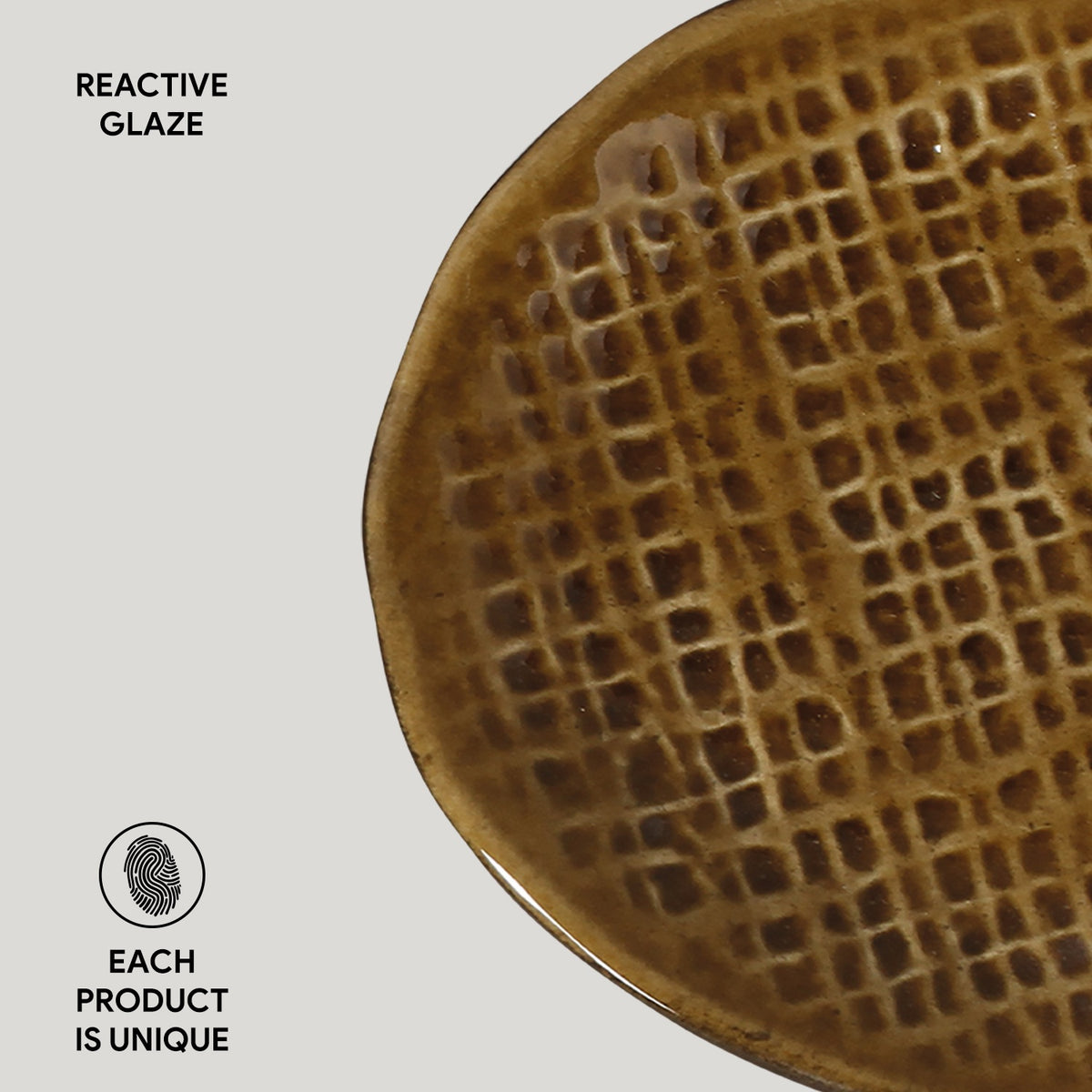 Porto Brasil AMBER RAMEKIN JUTA STONEWARE dia. 4.33x0.87"  SKU: '1466477101