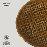 Porto Brasil AMBER RAMEKIN JUTA STONEWARE dia. 4.33x0.87"  SKU: '1466477101