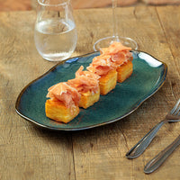 Porto Brasil OCEANO SHALLOW OVAL PR MEDIUM BIO STONEWARE dia. 11.81x7.87"  SKU: '14831106701