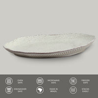 Porto Brasil PISTACHE SHALLOW OVAL PR MEDIUM BIO STONEWARE dia. 11.81x7.87"  SKU: '14831108801
