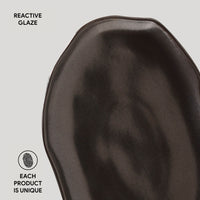 Porto Brasil METALLICA SHALLOW OVAL PR MEDIUM BIO STONEWARE dia. 11.81x7.87"  SKU: '14831109301