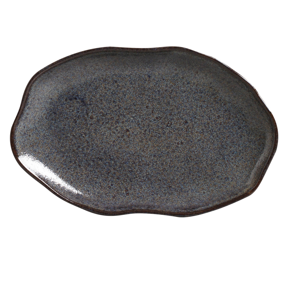 Porto Brasil TITANIUM SHALLOW OVAL PR MEDIUM BIO STONEWARE dia. 11.81x7.87"  SKU: '14831109401