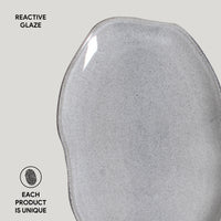 Porto Brasil DUST SHALLOW OVAL PR MEDIUM BIO STONEWARE dia. 11.81x7.87"  SKU: '14831115801