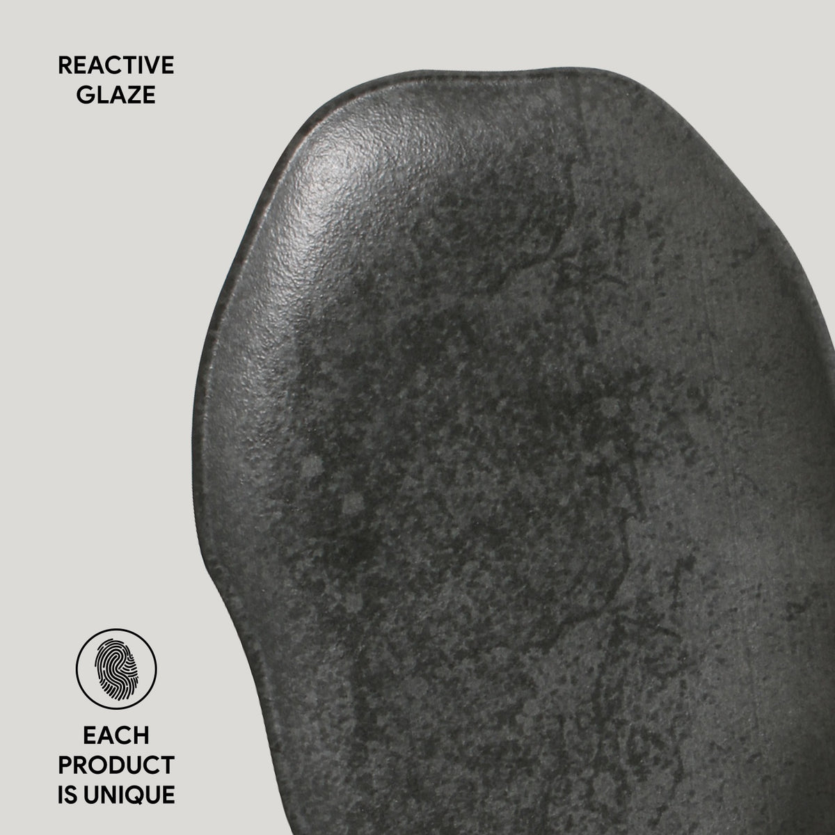 Porto Brasil CHROMIUM SHALLOW OVAL PR MEDIUM BIO STONEWARE dia. 11.81x7.87"  SKU: '14831115901