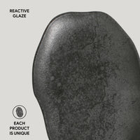 Porto Brasil CHROMIUM SHALLOW OVAL PR MEDIUM BIO STONEWARE dia. 11.81x7.87"  SKU: '14831115901