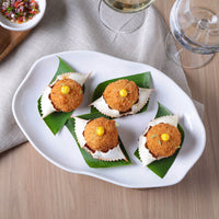 Porto Brasil NEW WHITE SHALLOW OVAL PR MEDIUM BIO STONEWARE dia. 11.81x7.87"  SKU: '14831119801