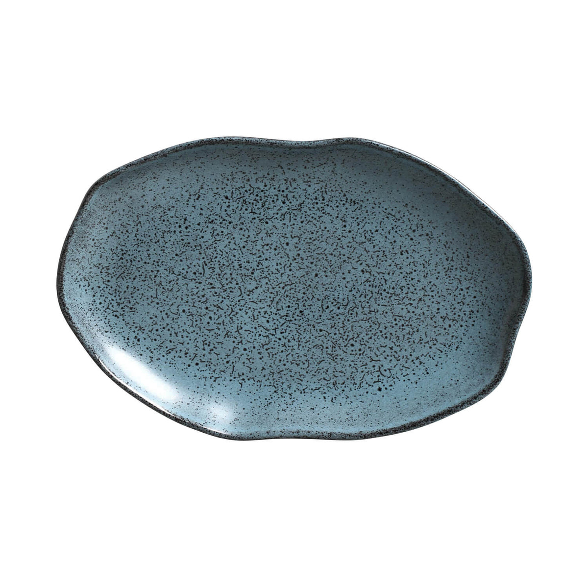Porto Brasil NIGHT SKY SHALLOW OVAL PR MEDIUM BIO STONEWARE dia. 11.81x7.87"  SKU: '1483177201