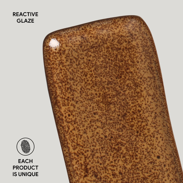 Porto Brasil DIJON RECTANGULAR PR ORGANIC STONEWARE dia. 8.66x3.74"  SKU: '15014105801