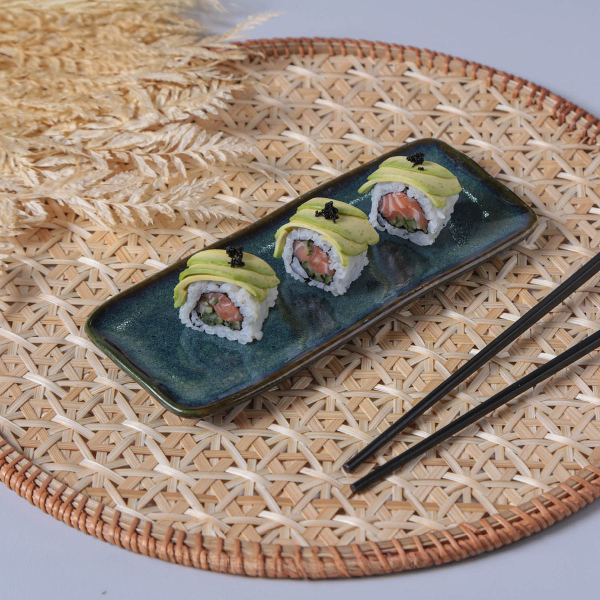 Porto Brasil OCEANO RECTANGULAR PR ORGANIC STONEWARE dia. 8.66x3.74"  SKU: '15014106701