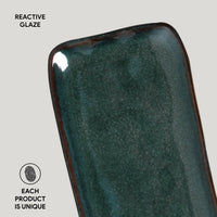 Porto Brasil OCEANO RECTANGULAR PR ORGANIC STONEWARE dia. 8.66x3.74"  SKU: '15014106701