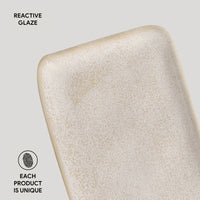 Porto Brasil LATTE RECTANGULAR PR ORGANIC STONEWARE dia. 8.66x3.74"  SKU: '15014108501