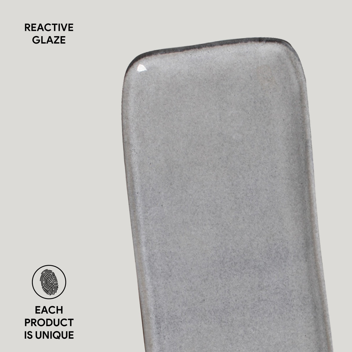 Porto Brasil DUST RECTANGULAR PR ORGANIC STONEWARE dia. 8.66x3.74"  SKU: '15014115801