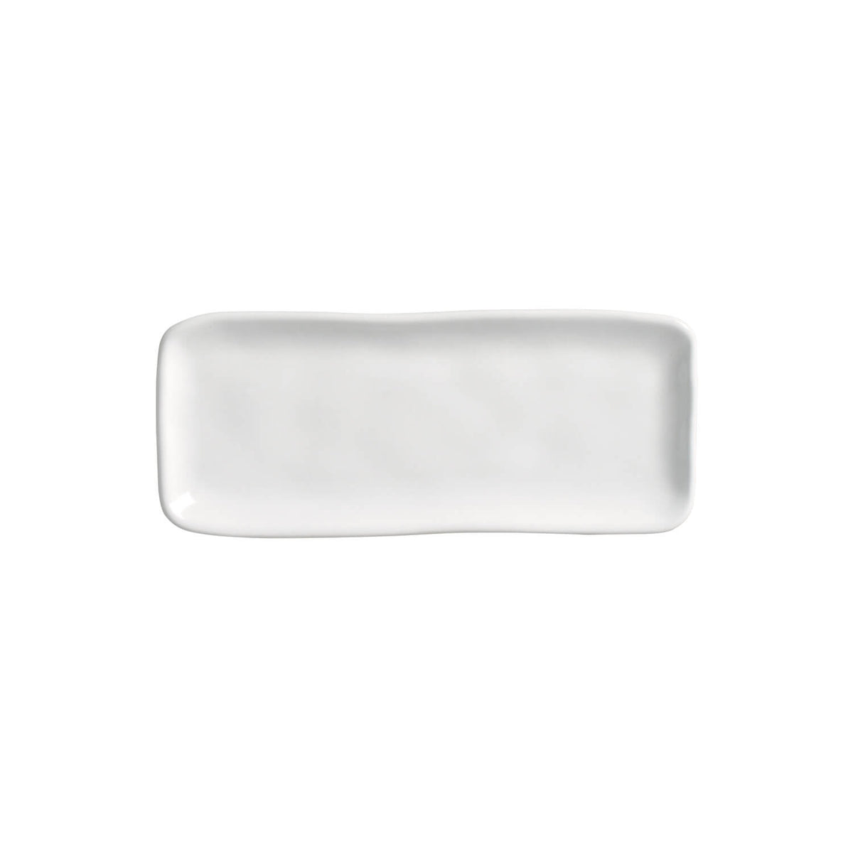 Porto Brasil NEW WHITE RECTANGULAR PR ORGANIC STONEWARE dia. 8.66x3.74"  SKU: '15014119801