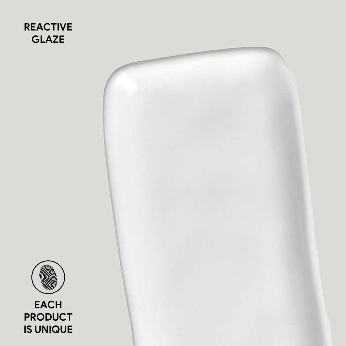 Porto Brasil NEW WHITE RECTANGULAR PR ORGANIC STONEWARE dia. 8.66x3.74"  SKU: '15014119801