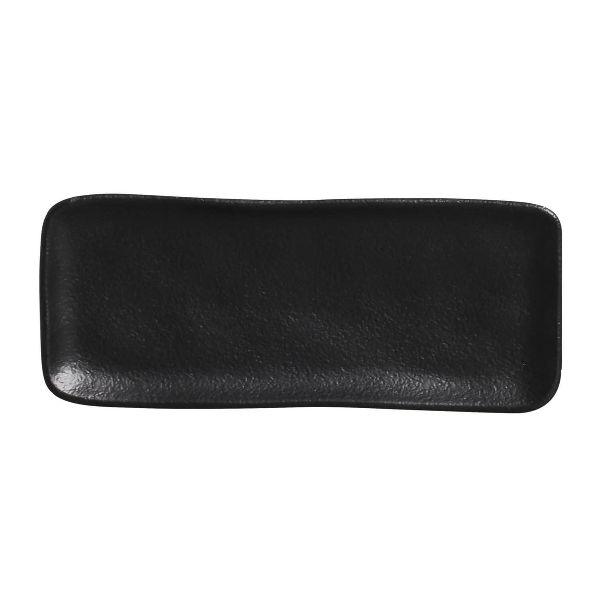 Porto Brasil MATTE BLACK RECTANGULAR PR ORGANIC STONEWARE dia. 8.66x3.74"  SKU: '1501473901