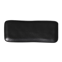Porto Brasil MATTE BLACK RECTANGULAR PR ORGANIC STONEWARE dia. 8.66x3.74"  SKU: '1501473901