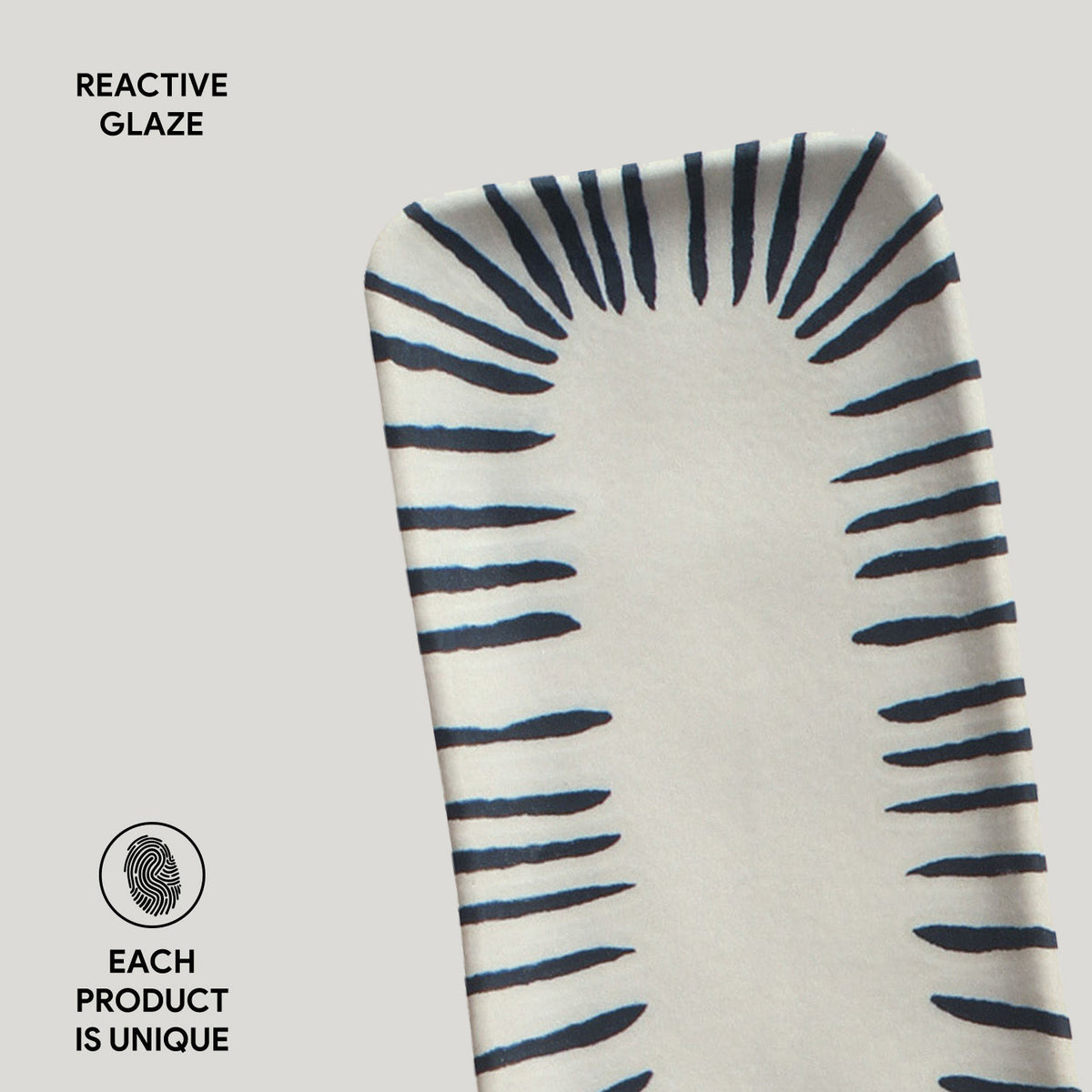 Porto Brasil ELEMENTO RECTANGULAR PR ORGANIC STONEWARE dia. 8.66x3.74"  SKU: '1501493101