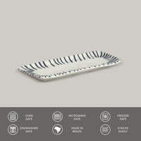 Porto Brasil ELEMENTO RECTANGULAR PR ORGANIC STONEWARE dia. 8.66x3.74"  SKU: '1501493101