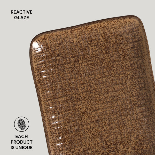 Porto Brasil DIJON RECTANGULAR PR JUTA STONEWARE dia. 7.08x5.51"  SKU: '15064105801