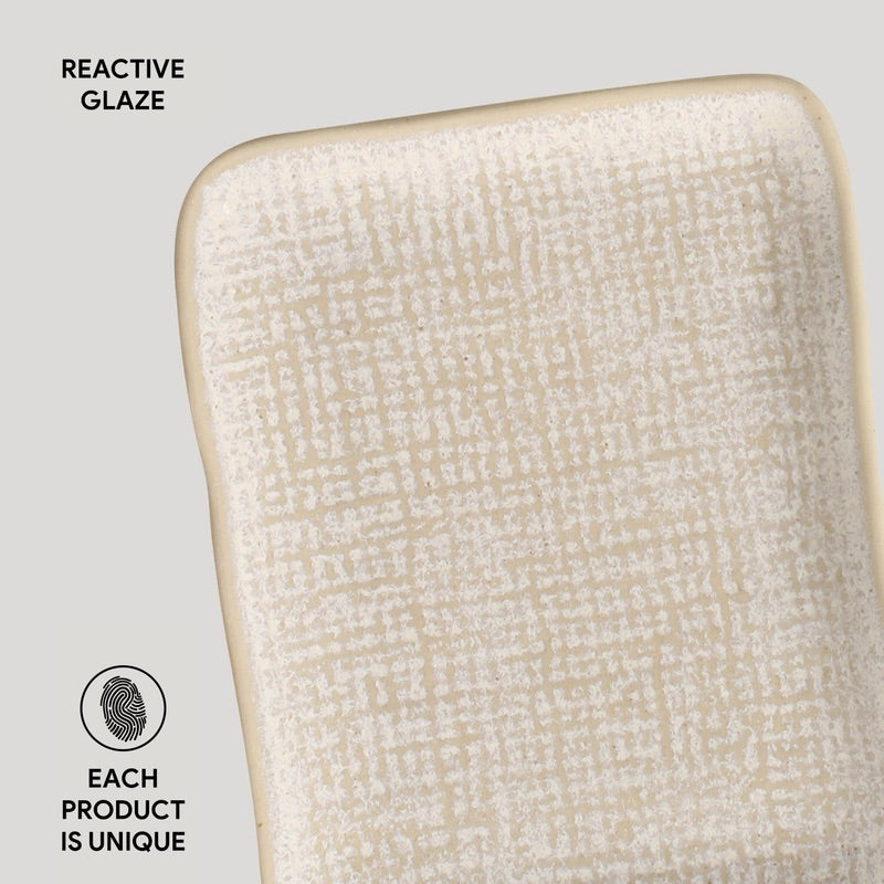 Porto Brasil LATTE RECTANGULAR PR JUTA STONEWARE dia. 7.08x5.51"  SKU: '15064108501