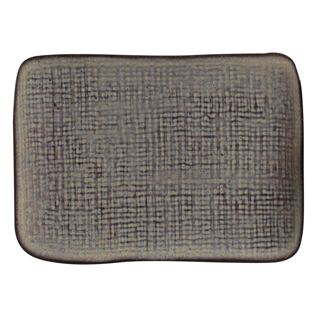 Porto Brasil TOURMALINE RECTANGULAR PR JUTA STONEWARE dia. 7.08x5.51"  SKU: '15064108901