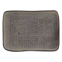 Porto Brasil TOURMALINE RECTANGULAR PR JUTA STONEWARE dia. 7.08x5.51"  SKU: '15064108901