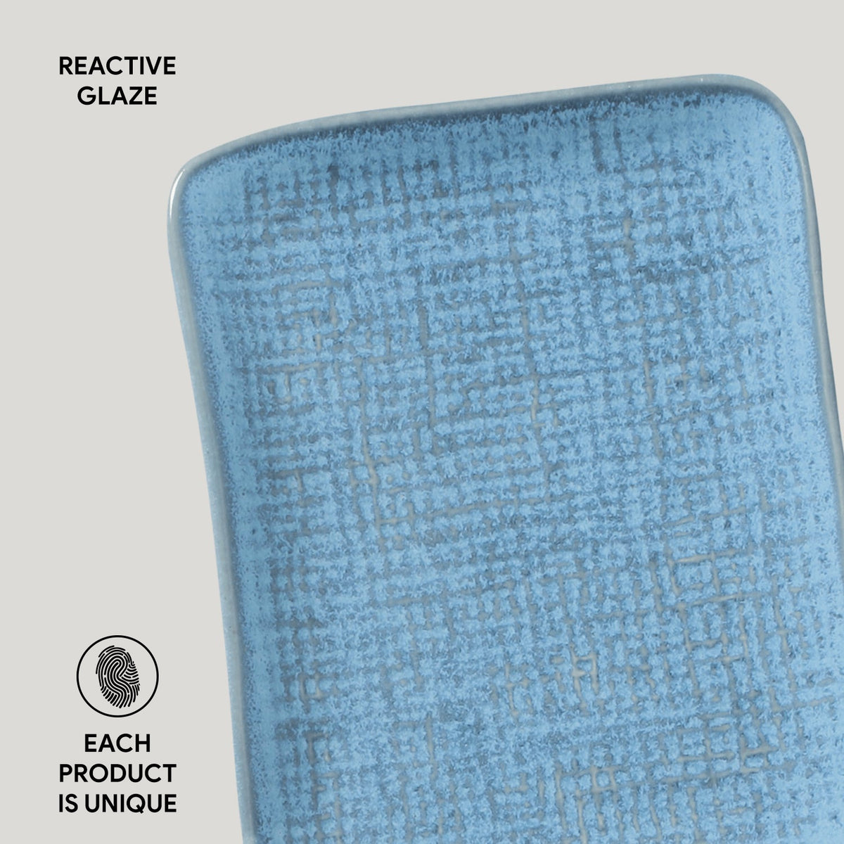 Porto Brasil BREEZE RECTANGULAR PR JUTA STONEWARE dia. 7.08x5.51"  SKU: '15064109001