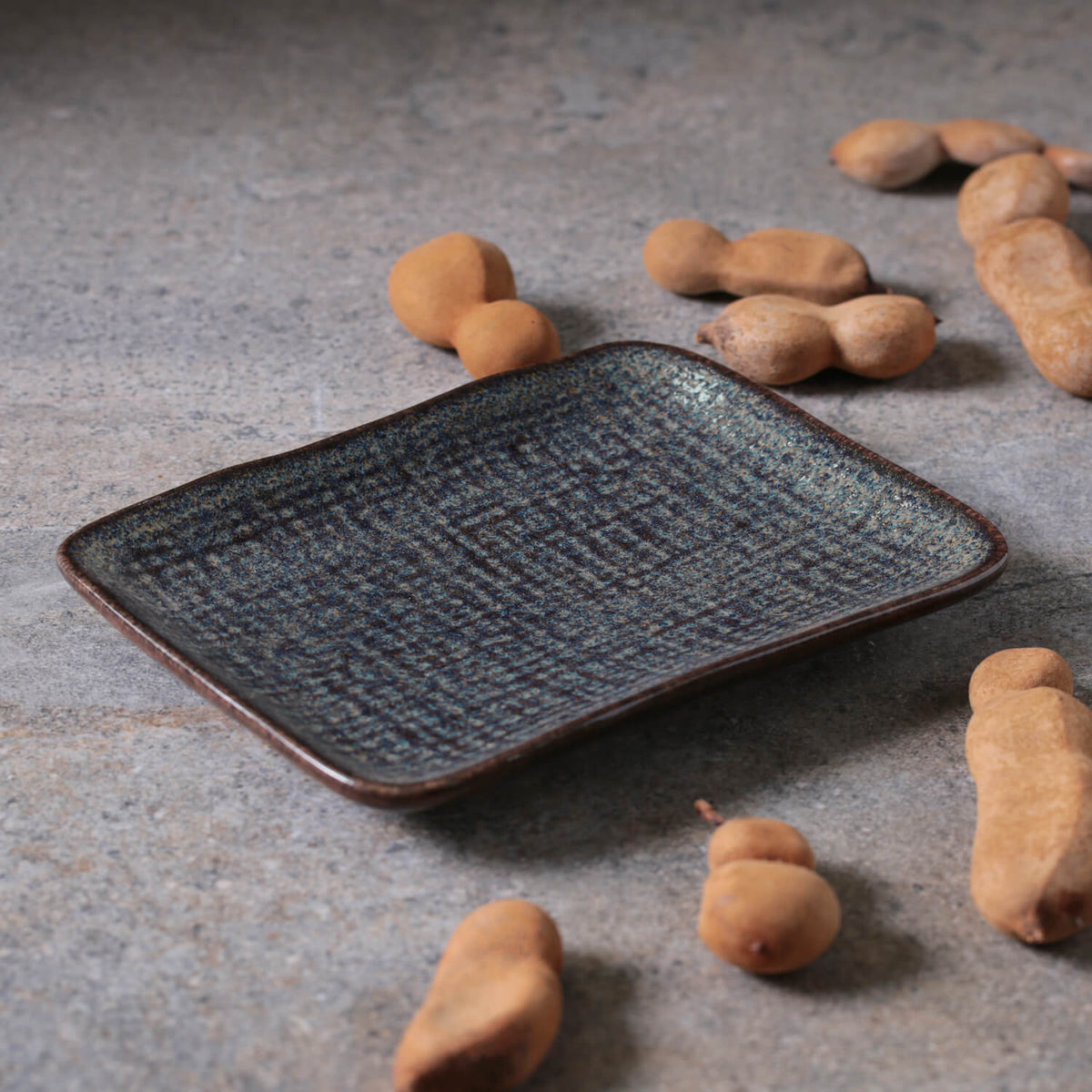 Porto Brasil TITANIUM RECTANGULAR PR JUTA STONEWARE dia. 7.08x5.51"  SKU: '15064109401