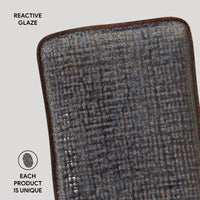 Porto Brasil TITANIUM RECTANGULAR PR JUTA STONEWARE dia. 7.08x5.51"  SKU: '15064109401