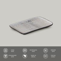 Porto Brasil DUST RECTANGULAR PR JUTA STONEWARE dia. 7.08x5.51"  SKU: '15064115801