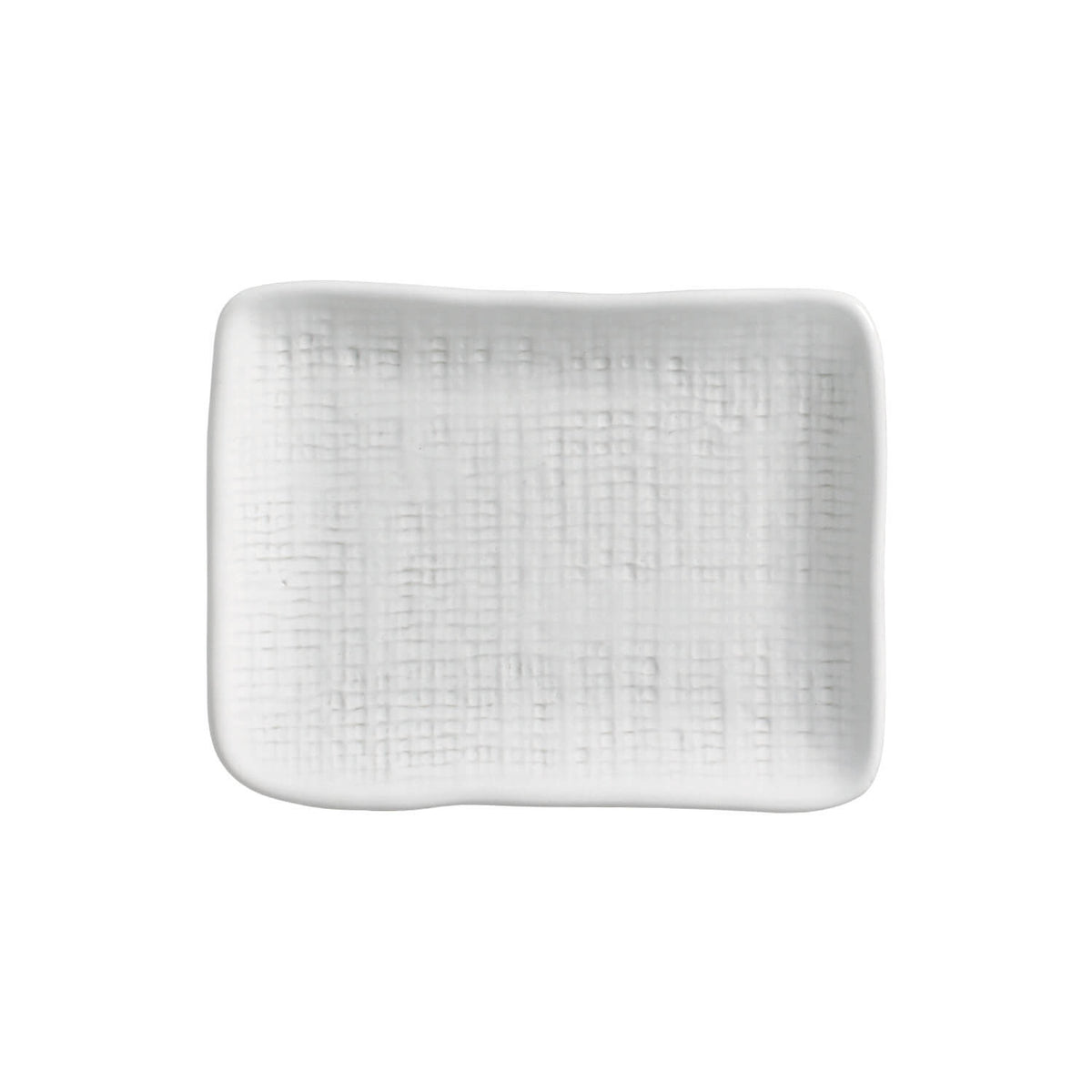 Porto Brasil NEW WHITE RECTANGULAR PR JUTA STONEWARE dia. 7.08x5.51"  SKU: '15064119801