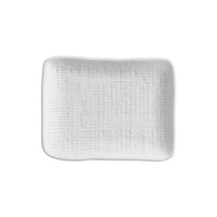 Porto Brasil NEW WHITE RECTANGULAR PR JUTA STONEWARE dia. 7.08x5.51"  SKU: '15064119801