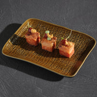 Porto Brasil AMBER RECTANGULAR PR JUTA STONEWARE dia. 7.08x5.51"  SKU: '1506477101