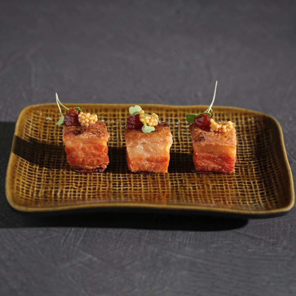 Porto Brasil AMBER RECTANGULAR PR JUTA STONEWARE dia. 7.08x5.51"  SKU: '1506477101