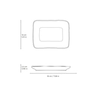 Porto Brasil NIGHT SKY RECTANGULAR PR JUTA STONEWARE dia. 7.08x5.51"  SKU: '1506477201