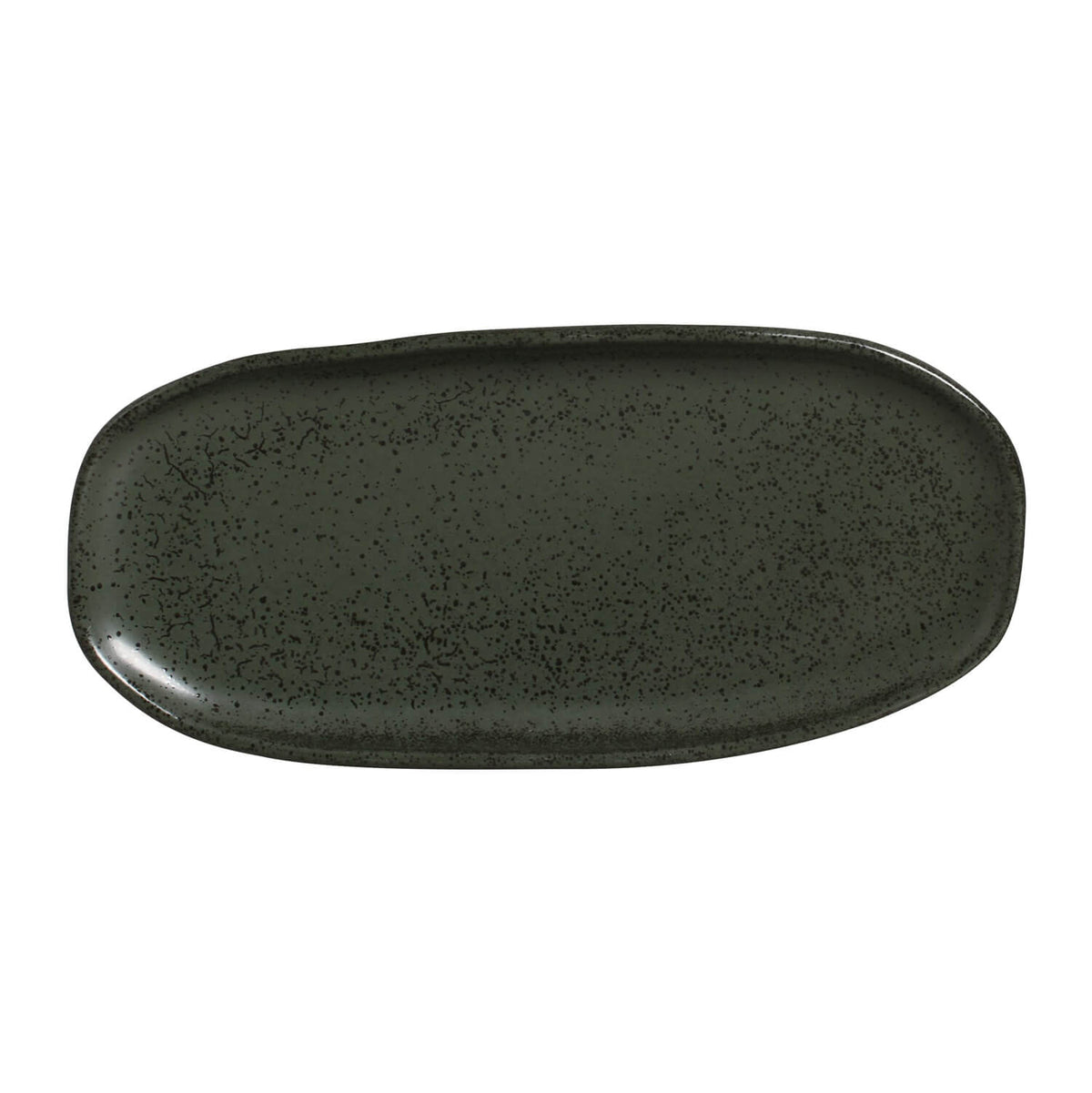 Porto Brasil GREENERY SHALLOW OVAL PR ORGANIC STONEWARE dia. 9.06x4.33"  SKU: '15114106501