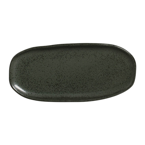 Porto Brasil GREENERY SHALLOW OVAL PR ORGANIC STONEWARE dia. 9.06x4.33"  SKU: '15114106501