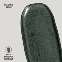Porto Brasil GREENERY SHALLOW OVAL PR ORGANIC STONEWARE dia. 9.06x4.33"  SKU: '15114106501
